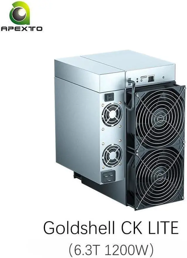 Alt view image 2 of 3 - In Stock Gold-shell CK LITE Miner CKB Miner Machine 6.3TH/s 1200W Nervous Network Miner Better than CK BOX / CK5 / CK6
