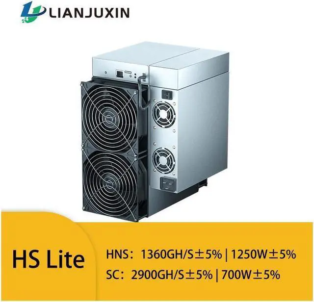 Alt view image 3 of 4 - Goldshell HS-Lite 1360Gh/2900Gh Miner,in Stock HNS SC Mining Machine