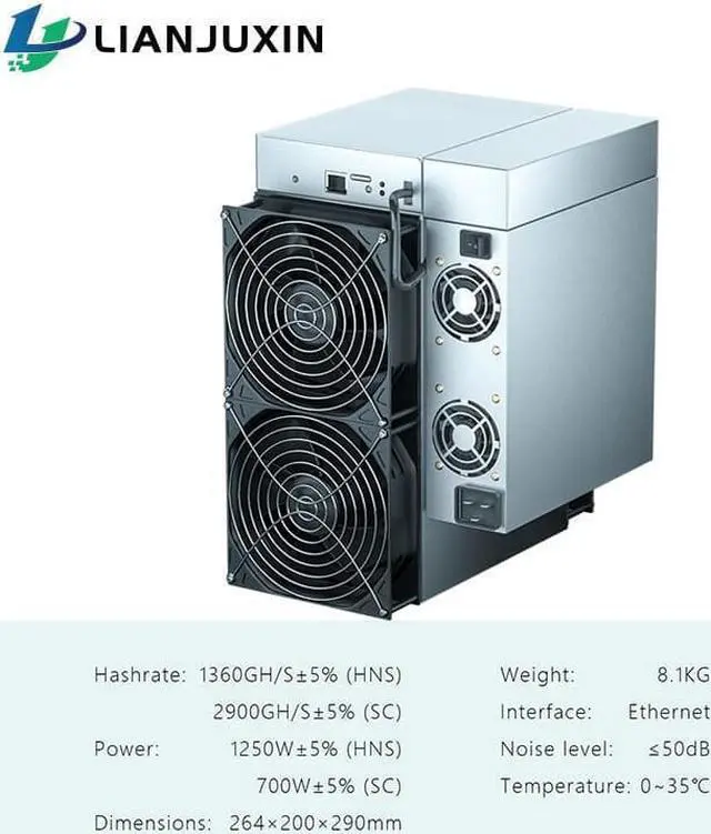 Alt view image 3 of 5 - Gold shell HS LITE Miner HNS/SC Miner Better than HS Box / HS5 HNS Miner SC Miner