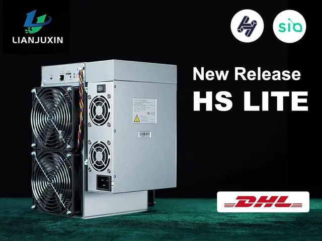 Alt view image 4 of 5 - In Stock Gold shell HS LITE Miner Home Utra Silent Computer Server Mining HNS/SC 1200W