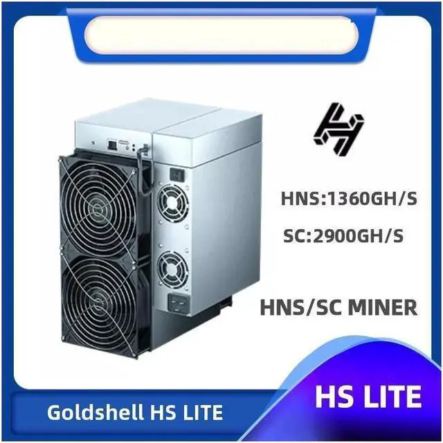 Main image of In Stock Gold shell HS LITE Miner Home Utra Silent Computer Server Mining HNS/SC 1200W
