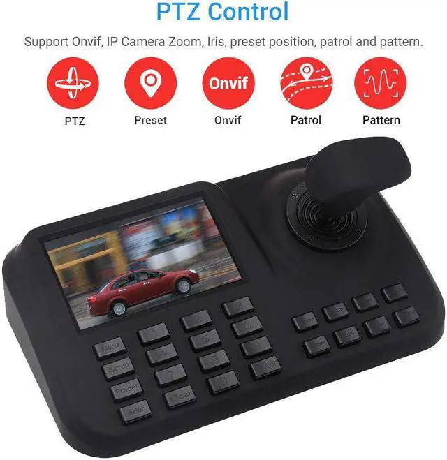Alt view image 2 of 7 - PTZ Keyboard Controller Joystick Security Network CCTV Zoom Pan Tilt IP Camera