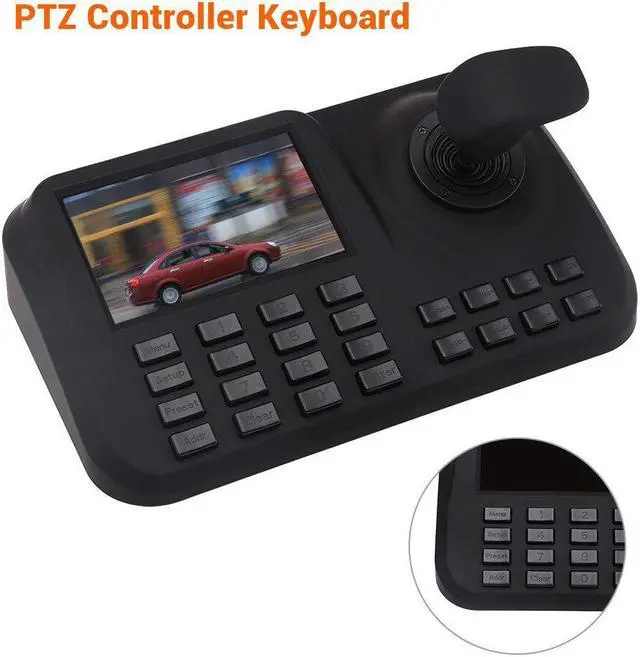 Alt view image 6 of 7 - PTZ Keyboard Controller Joystick Security Network CCTV Zoom Pan Tilt IP Camera