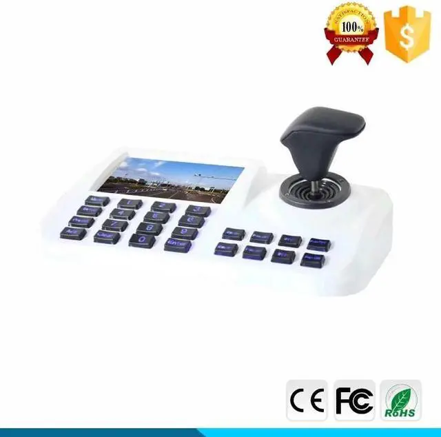Alt view image 2 of 6 - 5 inch LCD Screen Display ONVIF CCTV IP PTZ Camera Keyboard Controller High Speed PTZ Dome Camera 3D Network Joystick  SP-1009W