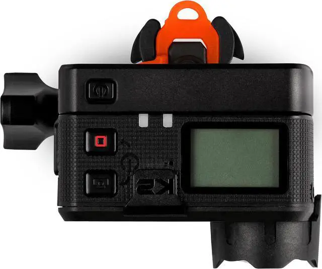 Alt view image 4 of 20 - Veho MUVI K-Series K-2 Pro 4k Wi-Fi Handsfree Camera with 12MP Resolution, LCD Touch Screen and Carry Case, Black (VCC-007-K2PRO)