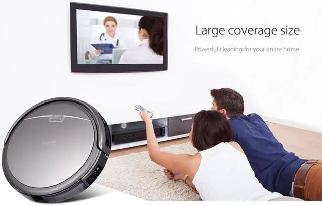 Alt view image 5 of 7 - ILIFE A4s Robot Vacuum Cleaner sweeper 2017 Updated Version Intelligent Remote Control Self-recharging