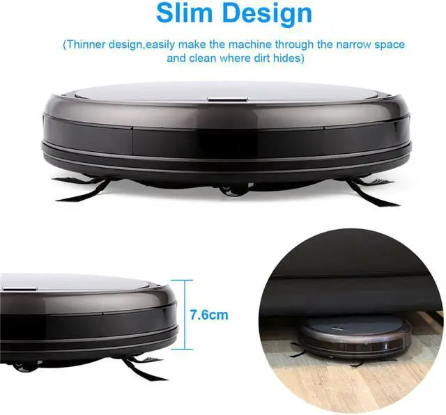 Alt view image 2 of 7 - ILIFE A4s Robot Vacuum Cleaner sweeper 2017 Updated Version Intelligent Remote Control Self-recharging