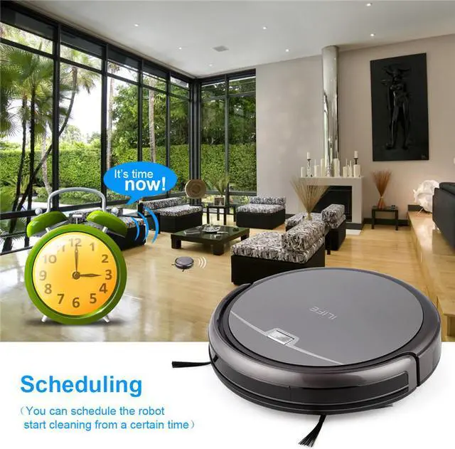 Alt view image 4 of 7 - ILIFE A4s Robot Vacuum Cleaner sweeper 2017 Updated Version Intelligent Remote Control Self-recharging