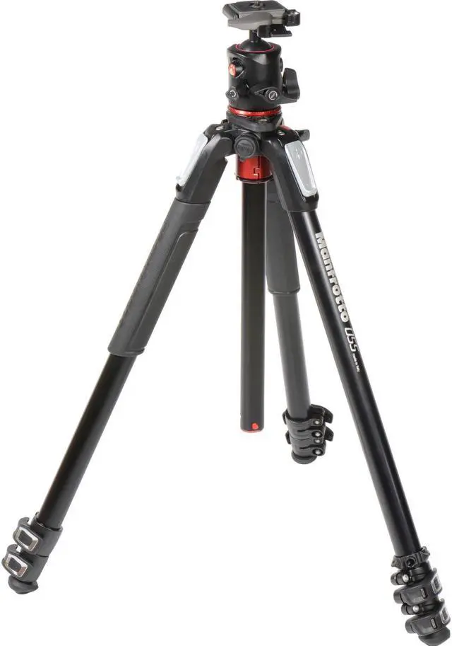Alt view image 13 of 20 - Manfrotto MT055XPRO3 Aluminum 3-section Tripod