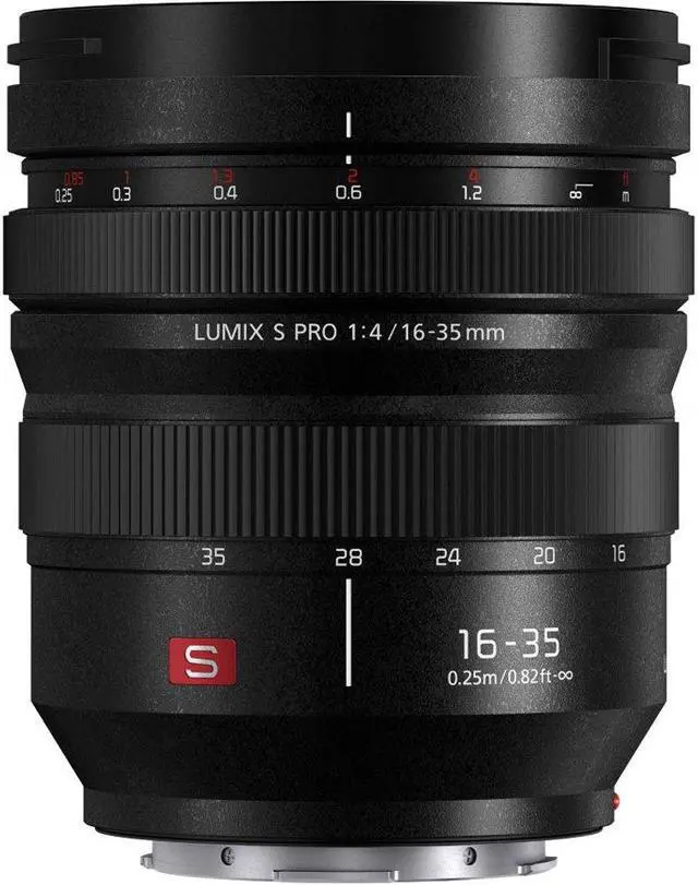 Alt view image 9 of 20 - Panasonic Lumix S Pro 16-35mm F4 Wide Zoom Lens, Full-Frame L Mount, Dust/Splash/Freeze-Resistant for Lumix S Series Mirrorless Cameras - S-R1635 (USA)