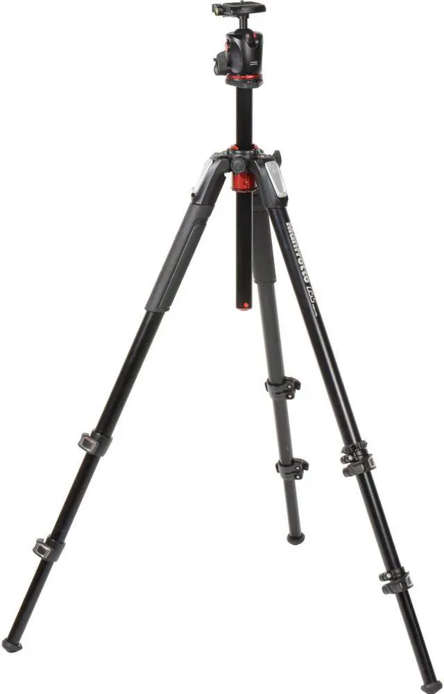 Alt view image 12 of 20 - Manfrotto MT055XPRO3 Aluminum 3-section Tripod