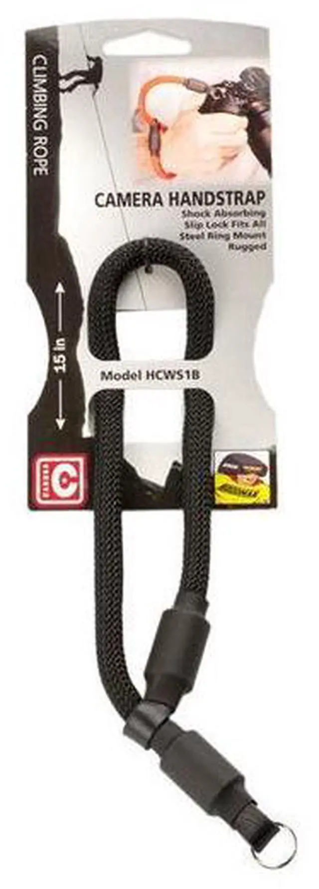 Alt view image 6 of 6 - Hoodman Climbing Rope Handstrap (Black)