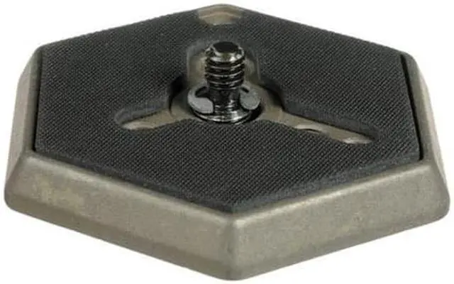 Alt view image 5 of 9 - Manfrotto 030-14 Hexagonal Quick Release Plate with 1/4"-20 Screw