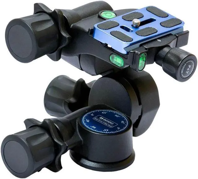 Alt view image 13 of 20 - Benro GD3WH Precision Geared Tripod Head