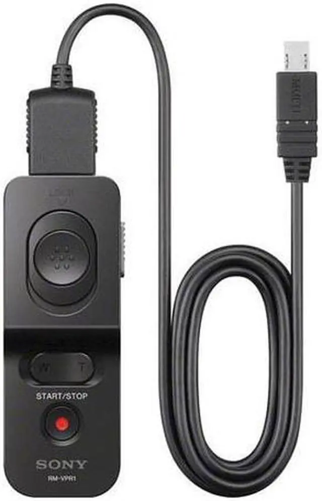 Alt view image 14 of 20 - Sony RM-VPR1 Remote Control with Multi-terminal Cable for Select Sony Cameras