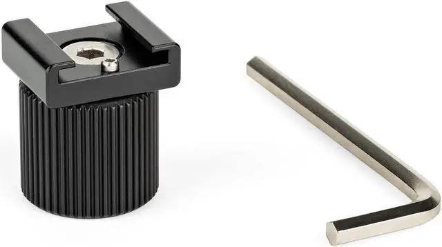 Alt view image 4 of 7 - Joby Cold Shoe PRO Adapter for Microphones, Flash and LED Lights #JB01530