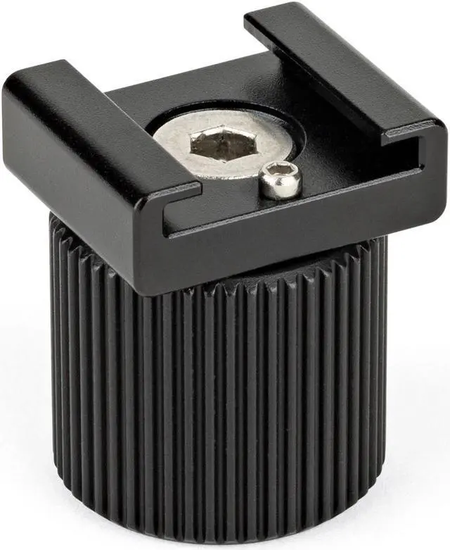 Alt view image 6 of 7 - Joby Cold Shoe PRO Adapter for Microphones, Flash and LED Lights #JB01530