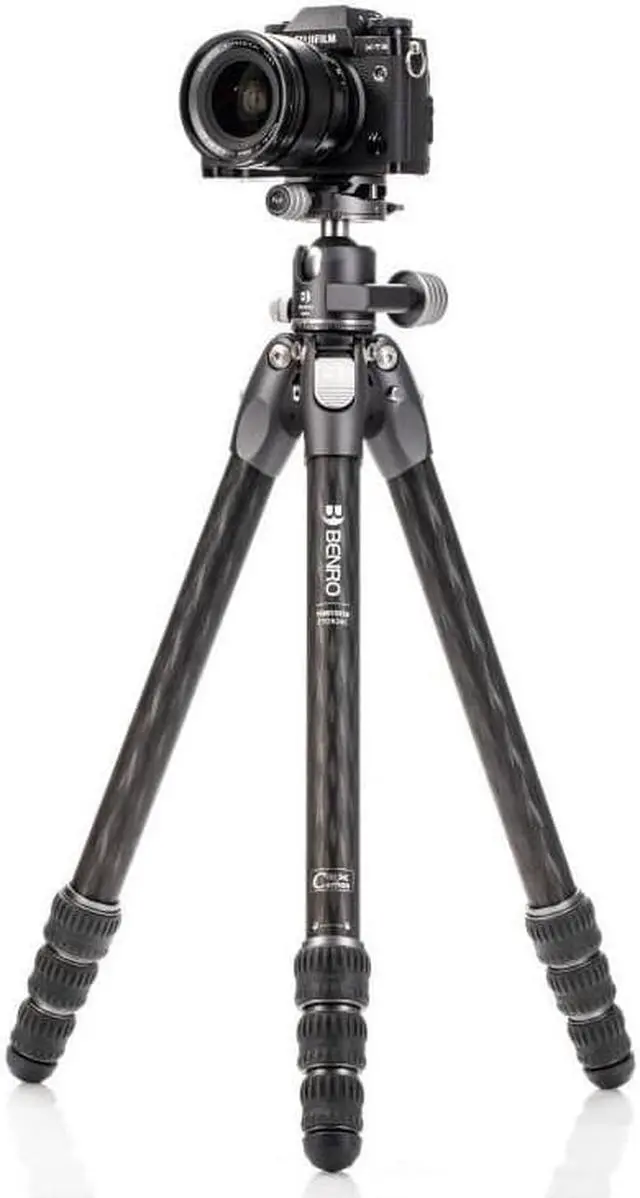 Alt view image 7 of 13 - Benro TTOR24CGX30 Tortoise Columnless Carbon Fiber Two Series Tripod with GX30 Ball Head