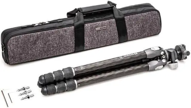 Alt view image 9 of 13 - Benro TTOR24CGX30 Tortoise Columnless Carbon Fiber Two Series Tripod with GX30 Ball Head