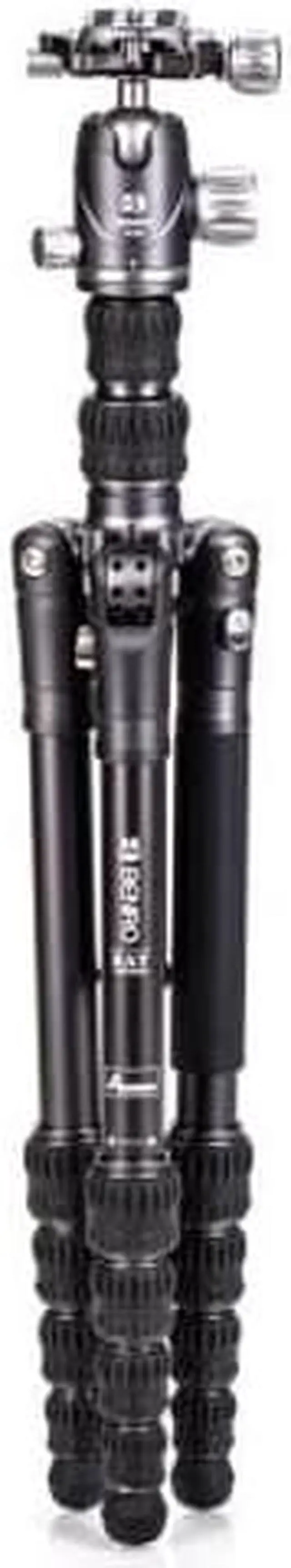 Alt view image 6 of 19 - Benro FBAT05AVX20 Bat #0 Series Aluminum Travel Tripod with VX20 Ball Head