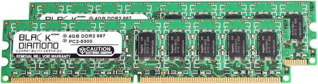 Main image of 8GB Kit (2x4GB) DDR2 667 (PC2-5300) ECC Memory 240-pin (2Rx8)