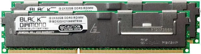 Main image of 64GB Kit (2x32GB) LRDIMM DDR3 1066 (PC3-8500) ECC Registered Memory 240-pin (4Rx4)