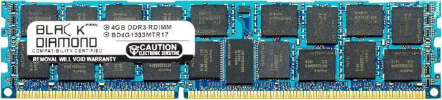 Main image of 4GB RAM Memory for Cisco UCS B250 M2 Extended Memory Blade Server 240pin PC3-10600 DDR3 RDIMM 1333MHz Black Diamond Memory Module Upgrade