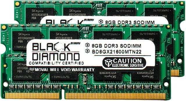 16GB 2X8GB RAM for Lenovo ThinkPad T430s DDR3 204pin PC3-12800 1600MHz Black Diamond Memory Upgrade System Specific - Newegg.com