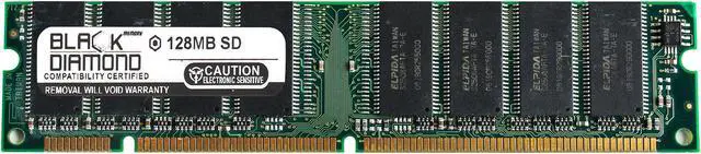 Main image of 128MB RAM Memory for Packard Bell iDesign Series 8070 164pin PC133 SDRAM DIMM 133MHz Black Diamond Memory Module Upgrade