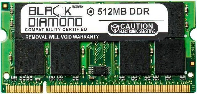 Main image of 512MB (2Rx8) DDR 333 (PC-2700) SODIMM Memory 200-pin