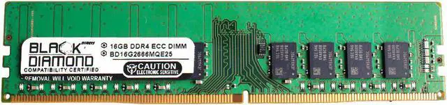 Main image of 16GB DDR4 2666 ECC Memory 288-pin (2Rx8)