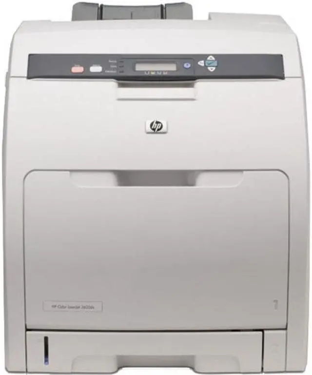 Alt view image 2 of 2 - HP Color LaserJet 3600N Personal Up to 17 ppm 600 x 600 dpi Color Print Quality Color Ethernet (RJ-45) / USB Laser Laser Printer