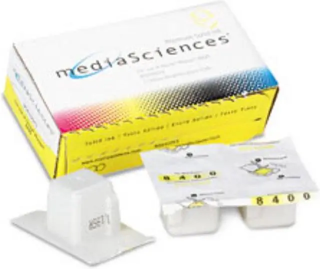 Alt view image 3 of 3 - Media Sciences MS8400Y3 Yellow Solid Ink