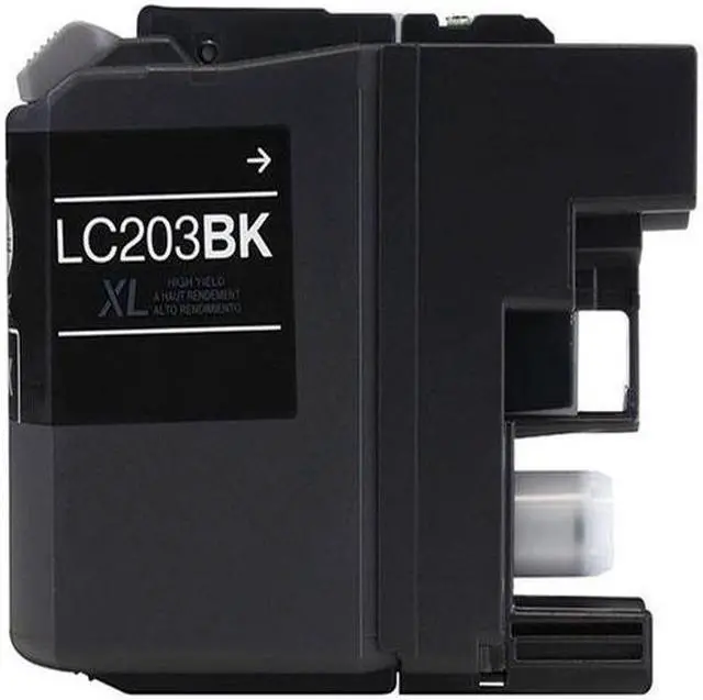 Main image of AIM Compatible Replacement - Brother Compatible LC-203BK Black High Yield Inkjet (550 Page Yield) - Generic