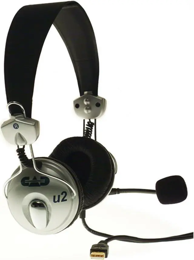 Alt view image 7 of 9 - CAD USB Stereo Headphones with Cardioid Condenser Microphone