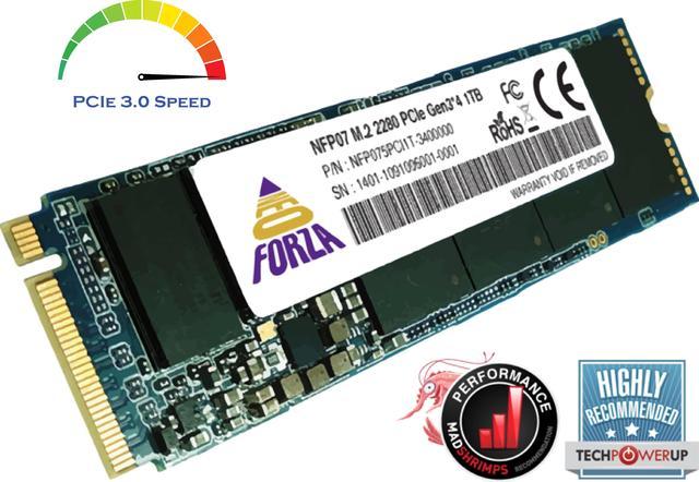 Forza eSPORTS 3400MB/s 1TB M.2 NMVe 3-bit MLC Internal Solid State Drive (SSD) with built-in DRAM cache (NFP075PCI1T-3400200) Internal SSDs - Newegg.com