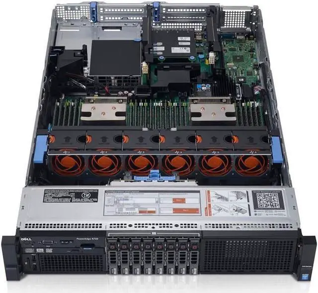 Alt view image 2 of 3 - Dell PowerEdge R730 8 Bay 2.5" SFF 2 x Intel Xeon E5-2660 V3 2.60GHz 20 Core 64GB DDR4 Memory H730 Raid 6 x 600GB 10K HDD FM487