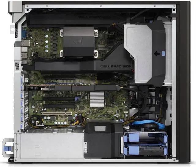 Alt view image 2 of 3 - Dell Precision T5810 Auto CAD Workstation Intel Xeon E5-1650 V4 3.60GHz 6 Core 32GB DDR4 Memory 512GB SSD 1TB HDD Quadro M4000 4 x Display Port Windows 10 Pro