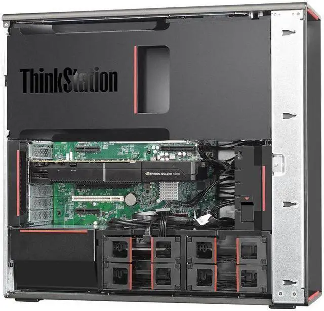 Alt view image 4 of 5 - Lenovo Thinkstation P500 Workstation Intel Xeon E5-1660 V3 3.00GHz 8 Core 32GB Quadro M4000 512GB SSD Windows 10 Pro