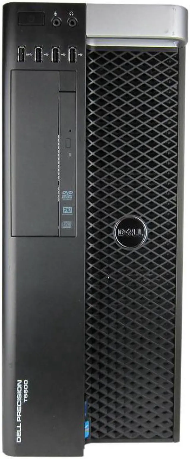Alt view image 2 of 3 - Dell T5600 Precision Intel Xeon 2 x E5-2620 2.00GHz 12 Cores 64GB Memory 2TB HDD Quadro K600 Windows 10 Pro