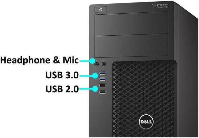 Alt view image 4 of 4 - Dell Precision T3620 MT Intel Core i5-7500 3.40GHz 4 Core 32GB DDR4 Memory Quadro K2000 512GB SSD Windows 10 Pro