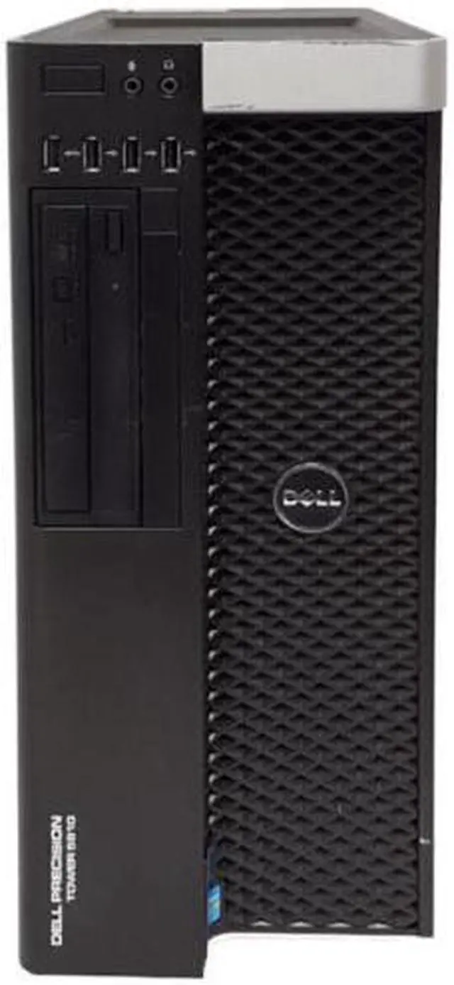 Alt view image 2 of 4 - Dell Precision T5810 Mid-Tower Workstation - Intel Xeon E5-2697 v3 2.6GHz 14 Core Processor, 64GB DDR4 Memory, 256GB NVMe SSD, 4TB HDD, Nvidia Quadro K2200 Graphics Card, Windows 10 Pro. (Renewed)