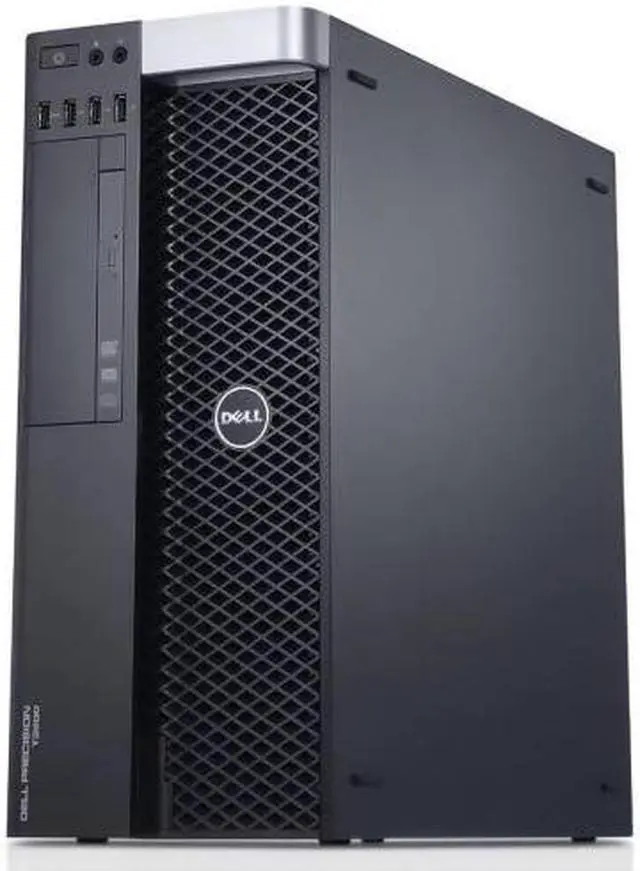Main image of Dell Precision T3600 Tower Workstation PC, Intel Xeon E5-2670 (8-Cores/ 16 Threads) up to 3.3GHz, 32GB RAM, 2TB HDD, Quadro 2000 1GB, DVD-RW, USB 3.0, Keyboard & Mouse, Windows 10 Pro (Renewed)