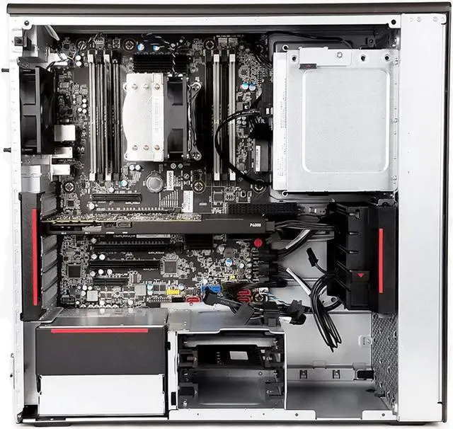 Alt view image 3 of 4 - Lenovo ThinkStation P520 Intel W-2145 3.7GHz 8 Cores 32GB RAM 1TB NVMe Quadro P2000 Windows 11 Pro