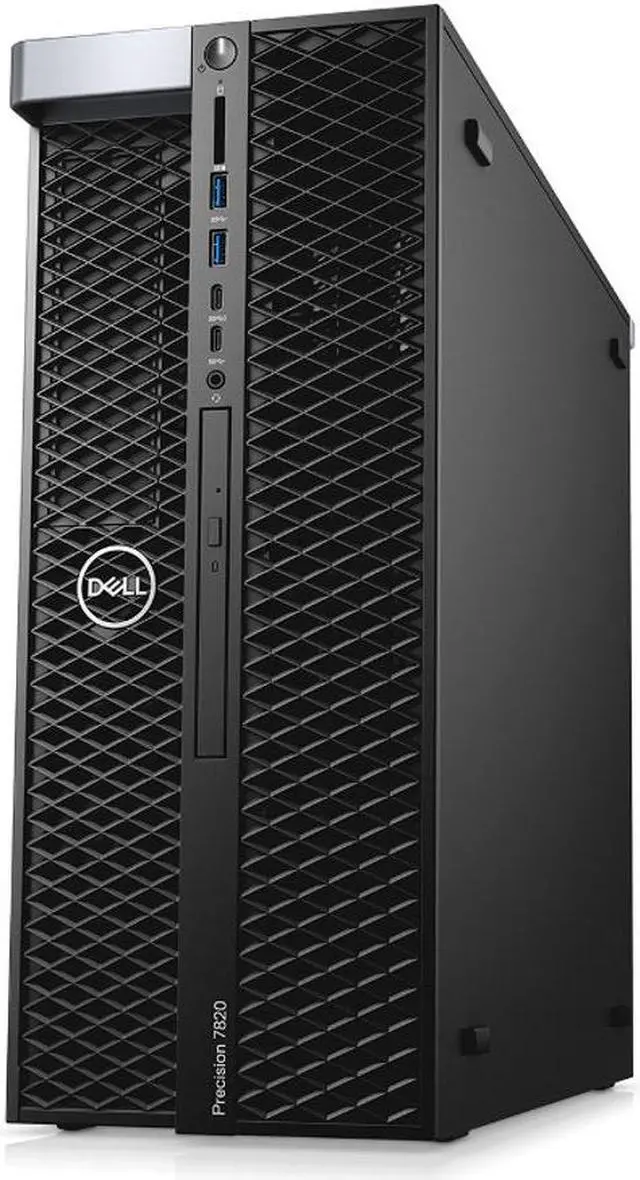 Main image of Dell Precision T7820 Workstation 2x Intel Xeon Platinum 8168 48 Cores 2.7GHz - 256GB RAM - 512GB SSD - NVIDIA Quadro M4000 (8GB GDDR5) Graphics Card - Windows 11 Pro