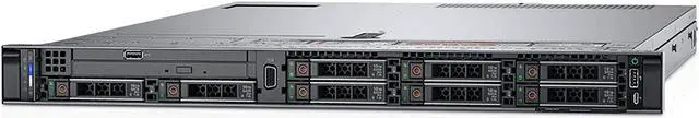 Main image of Dell EMC PowerEdge R640 8B SFF Server - 2x Intel Xeon Gold 6136 3.0GHz = 24 Cores - 64GB DDR4 RAM - 8x 1.2TB HDD - H740p RAID - 4x RJ45