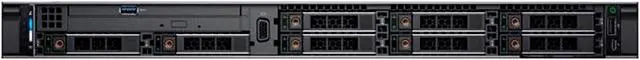 Alt view image 2 of 3 - Dell EMC PowerEdge R640 8B SFF Server - 2x Intel Xeon Gold 6136 3.0GHz = 24 Cores - 128GB DDR4 RAM - 8x 1.2TB HDD - H740p RAID - 4x RJ45