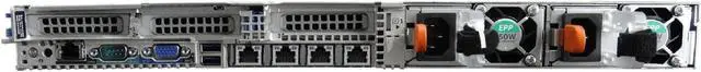 Alt view image 3 of 3 - Dell EMC PowerEdge R640 8B SFF Server - 2x Intel Xeon Gold 6136 3.0GHz = 24 Cores - 128GB DDR4 RAM - 8x 1.2TB HDD - H740p RAID - 4x RJ45