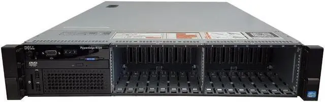 Alt view image 2 of 6 - Dell PowerEdge R720 16B Server 2x E5-2603 1.8GHz 8-Cores 48GB DDR3 16x 600GB 10K 2.5" HDD Perc H310 Mini