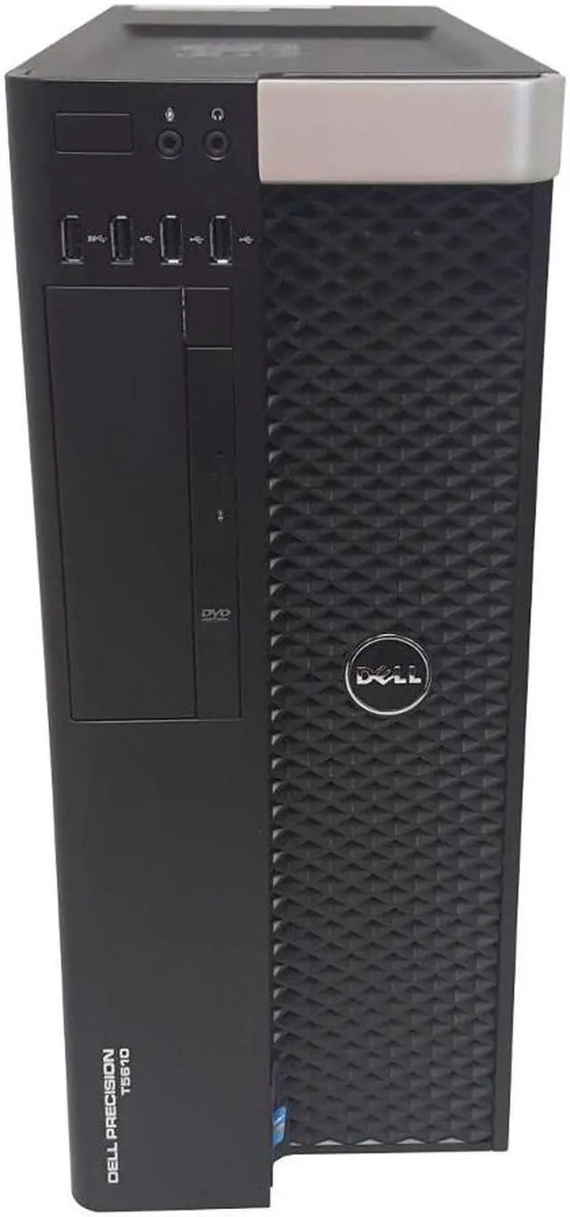 Alt view image 3 of 3 - Dell Precision T5610 Workstation 2x E5-2697 v2 2.7GHz 24-Cores 128GB DDR3 512GB SSD Quadro 2000 No OS
